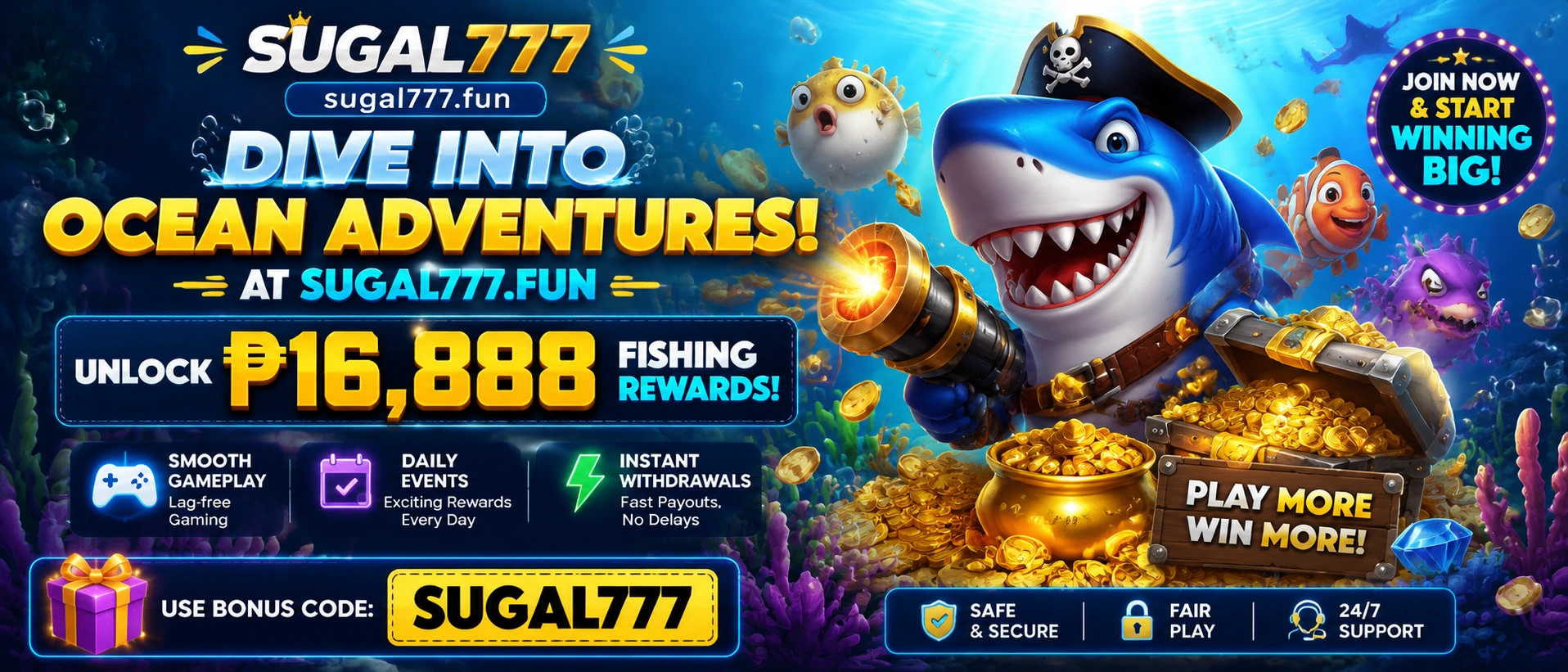 Mobile fishing game screen