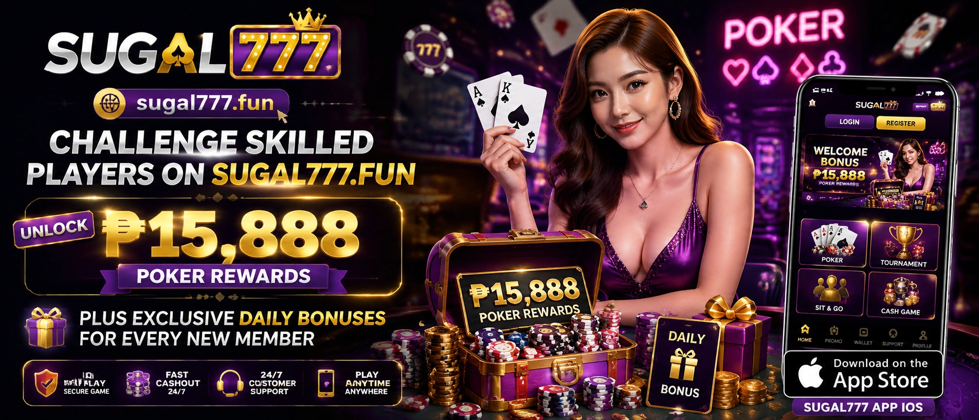 Mobile poker on Android and iOS